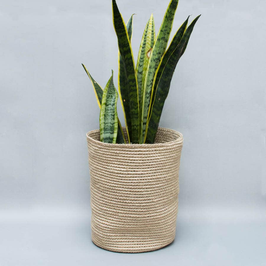 Canasto de fique mediano