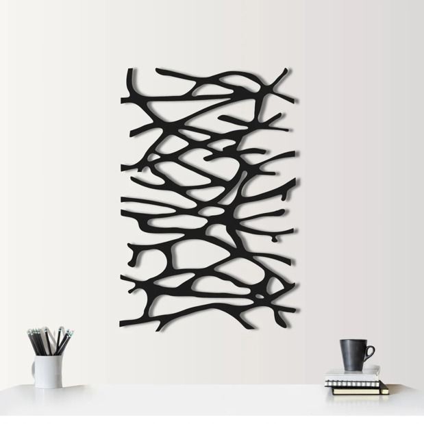 Abstract Organic Branches Metal Wall Art