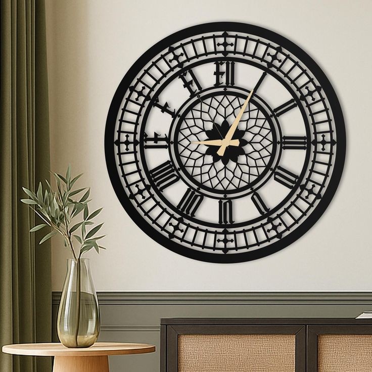 ​Vintage Big Ben Gothic Metal Clock