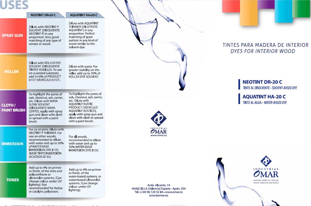 Catálogo de Barnices y Resinas I Omar Coatings