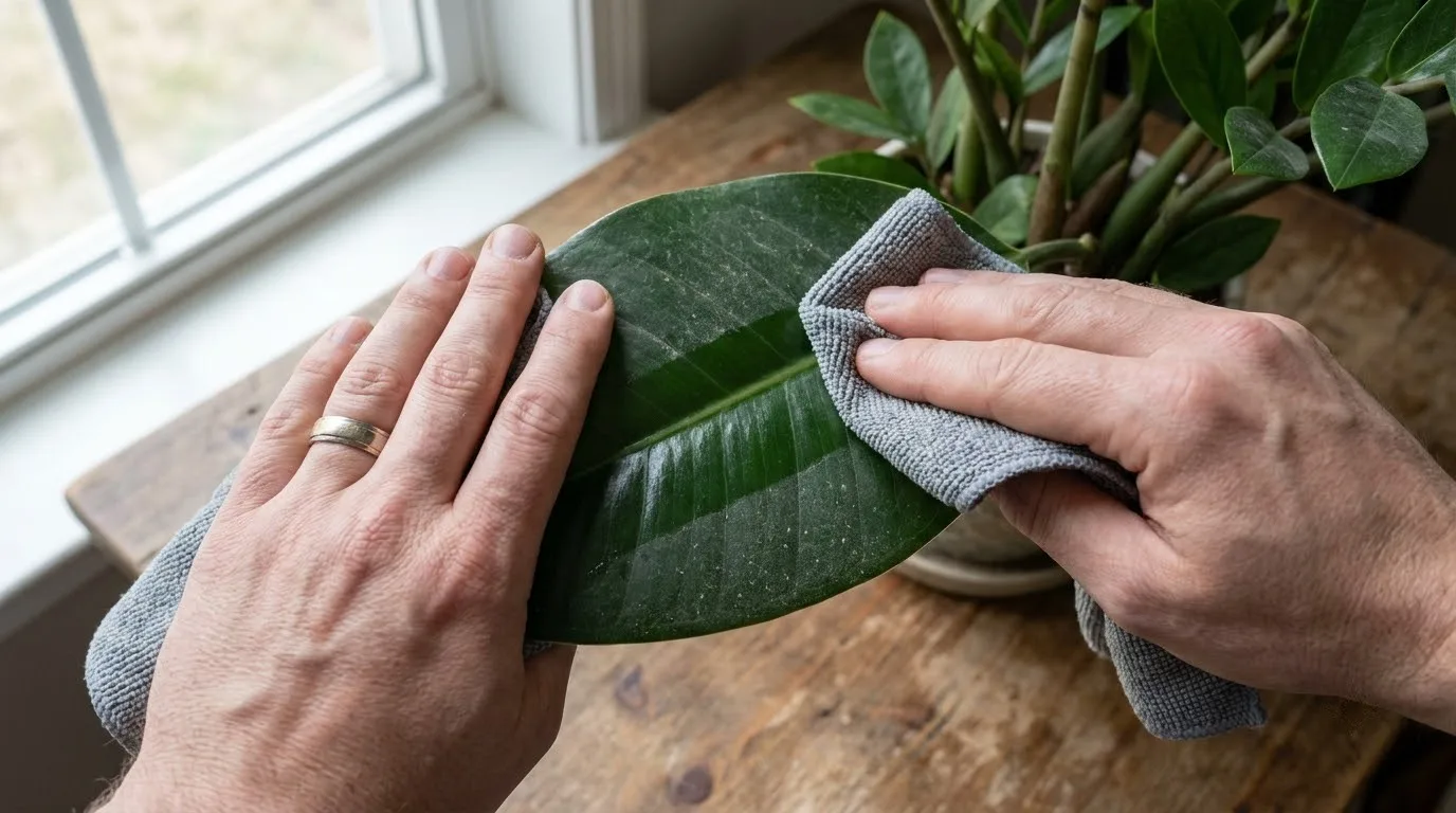 Keep Your Plant Leaves Clean
