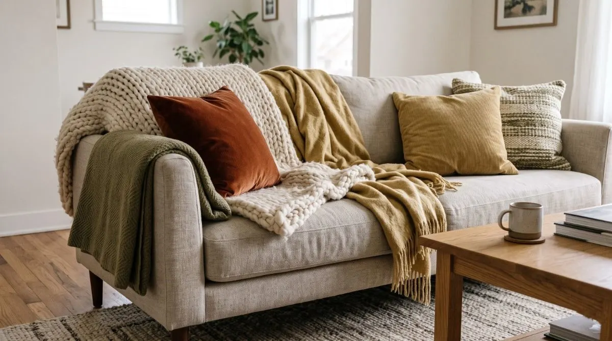 Choose warm and layered fabrics