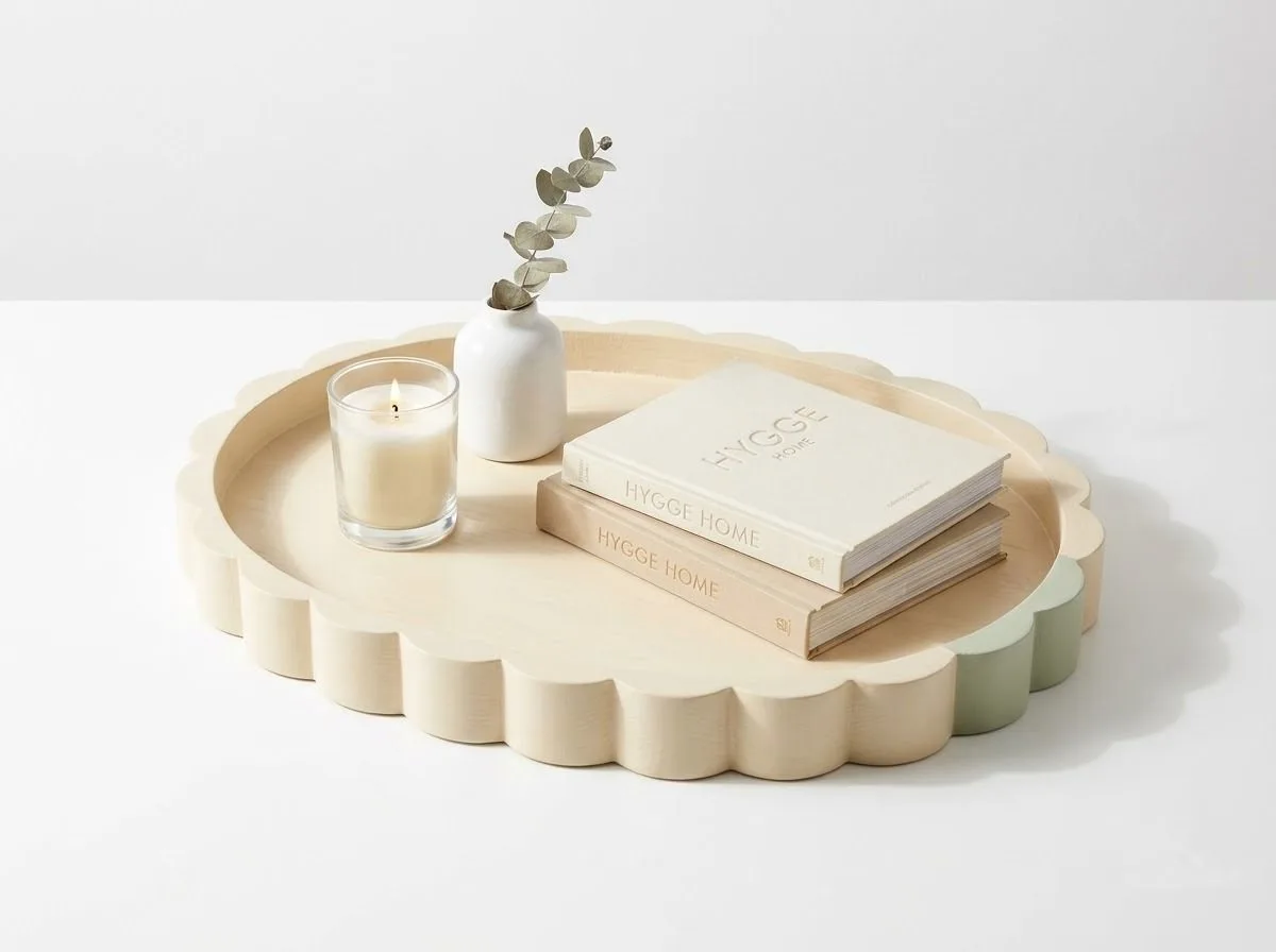 Scalloped Tray or Table Edges