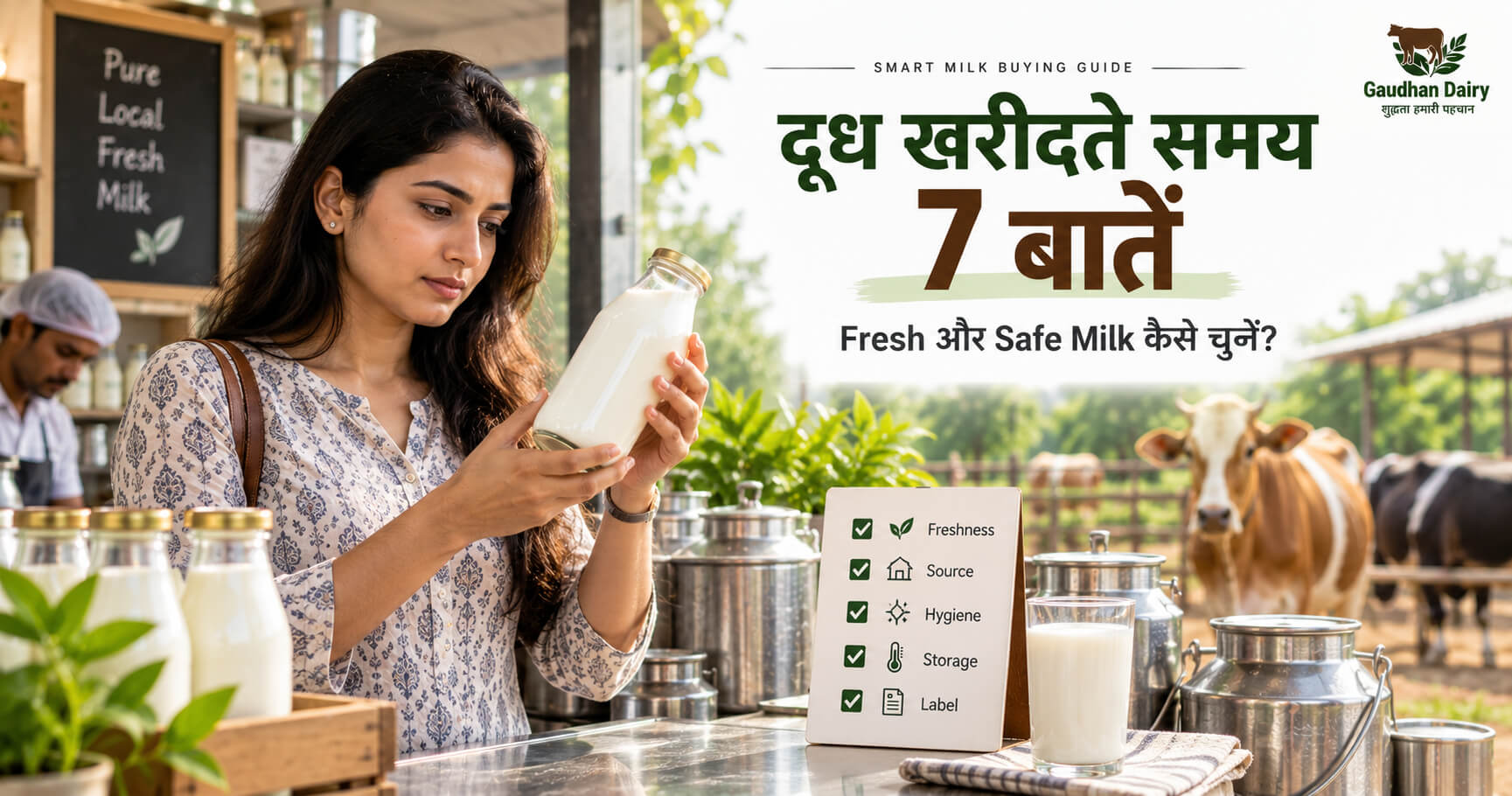दूध खरीदते समय 7 बातों का ध्यान रखें: Fresh और Safe Milk कैसे चुनें?