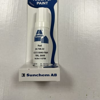 ABRA Lakkstift 12ml Mørk Rød RAL 3009