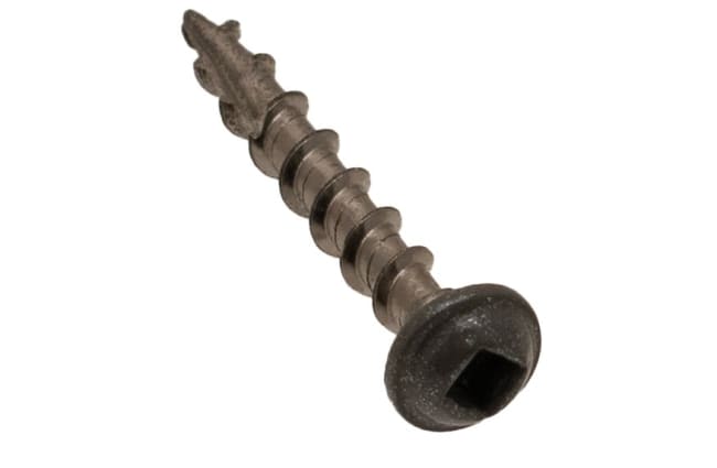 Beslagskrue A4 3,5x25mm Mørk Sølv RAL9007 (100stk)