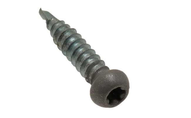Beslagskrue A2 MIH 4,8x23mm Silver RAL9006 (100stk)