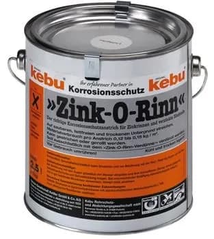 ZINK-O-RINN 0,85 liter Lysegrå korrosjonsbeskyttelse