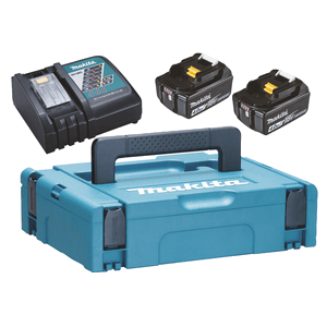 Makita Powerpack 18V, 2 X 4,0Ah Enkeltlader