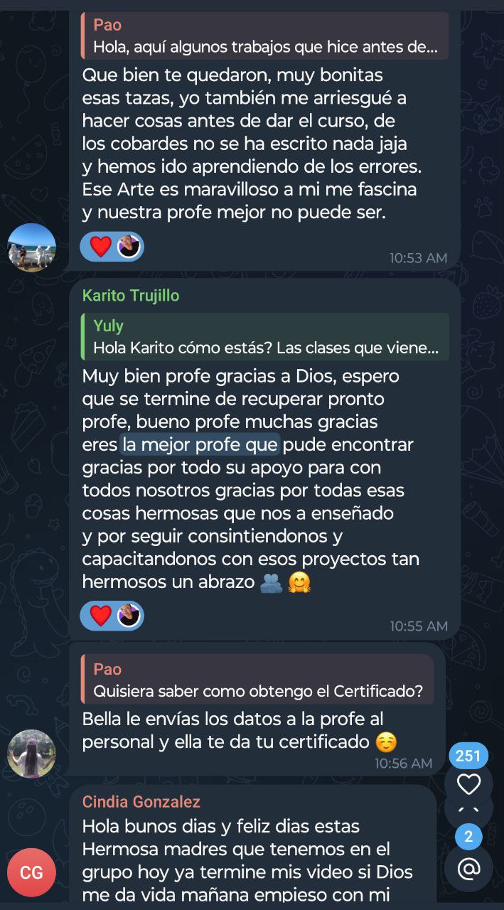 Testimonio real de alumna 2