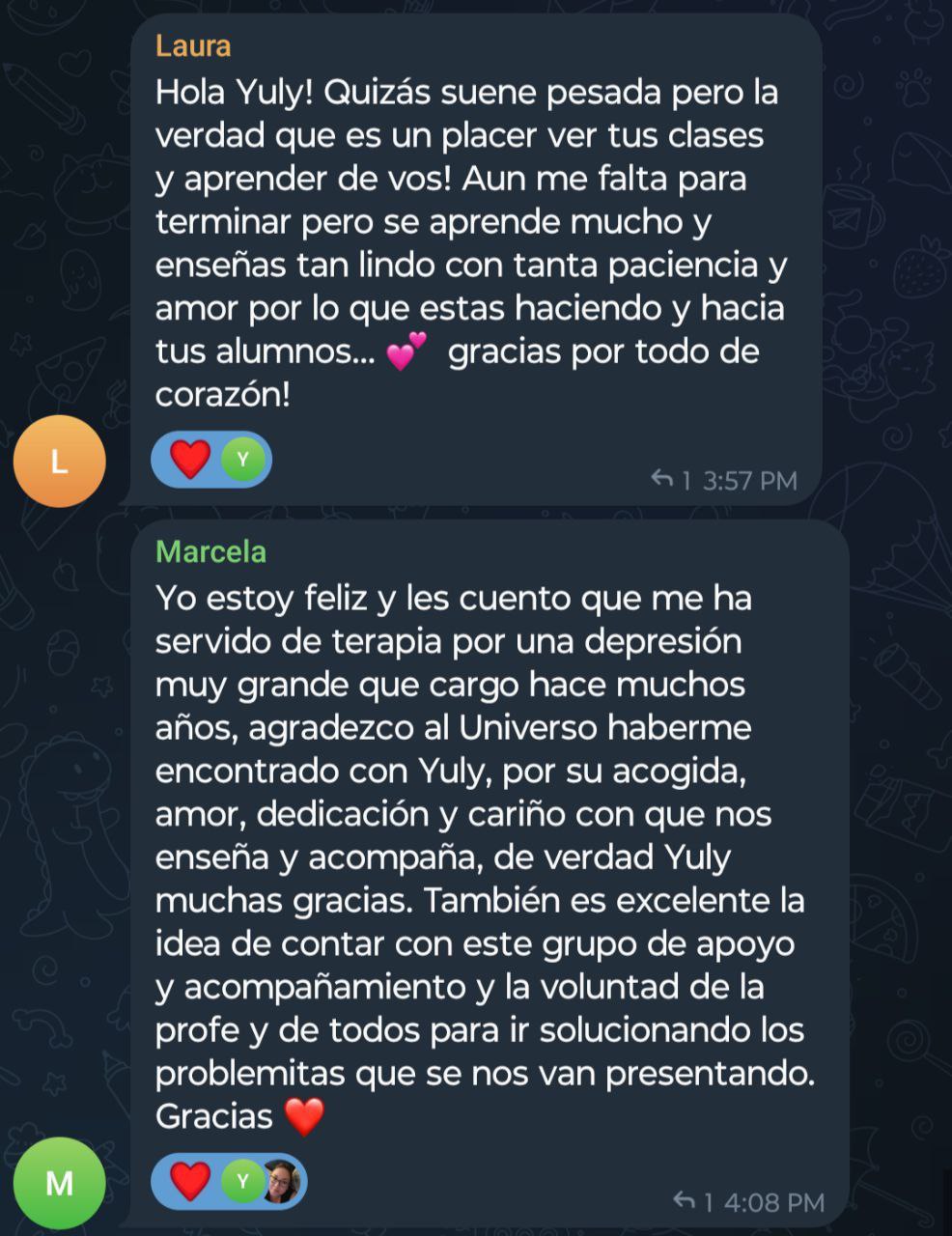 Testimonio real de alumna 43