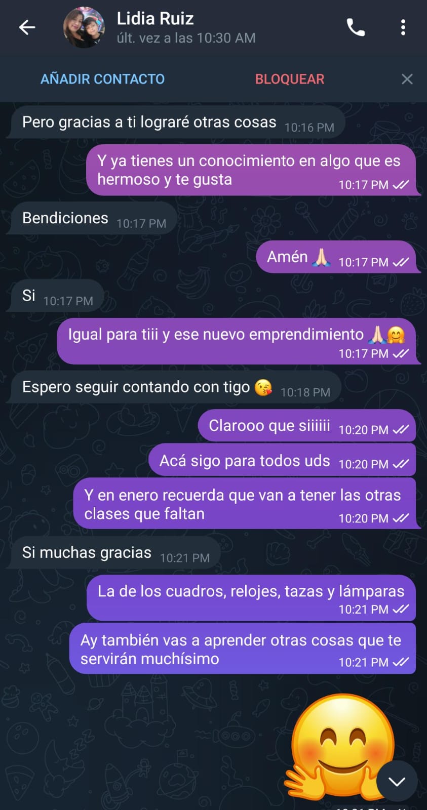 Testimonio real de alumna 51