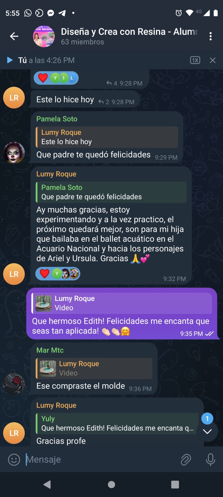 Testimonio real de alumna 68