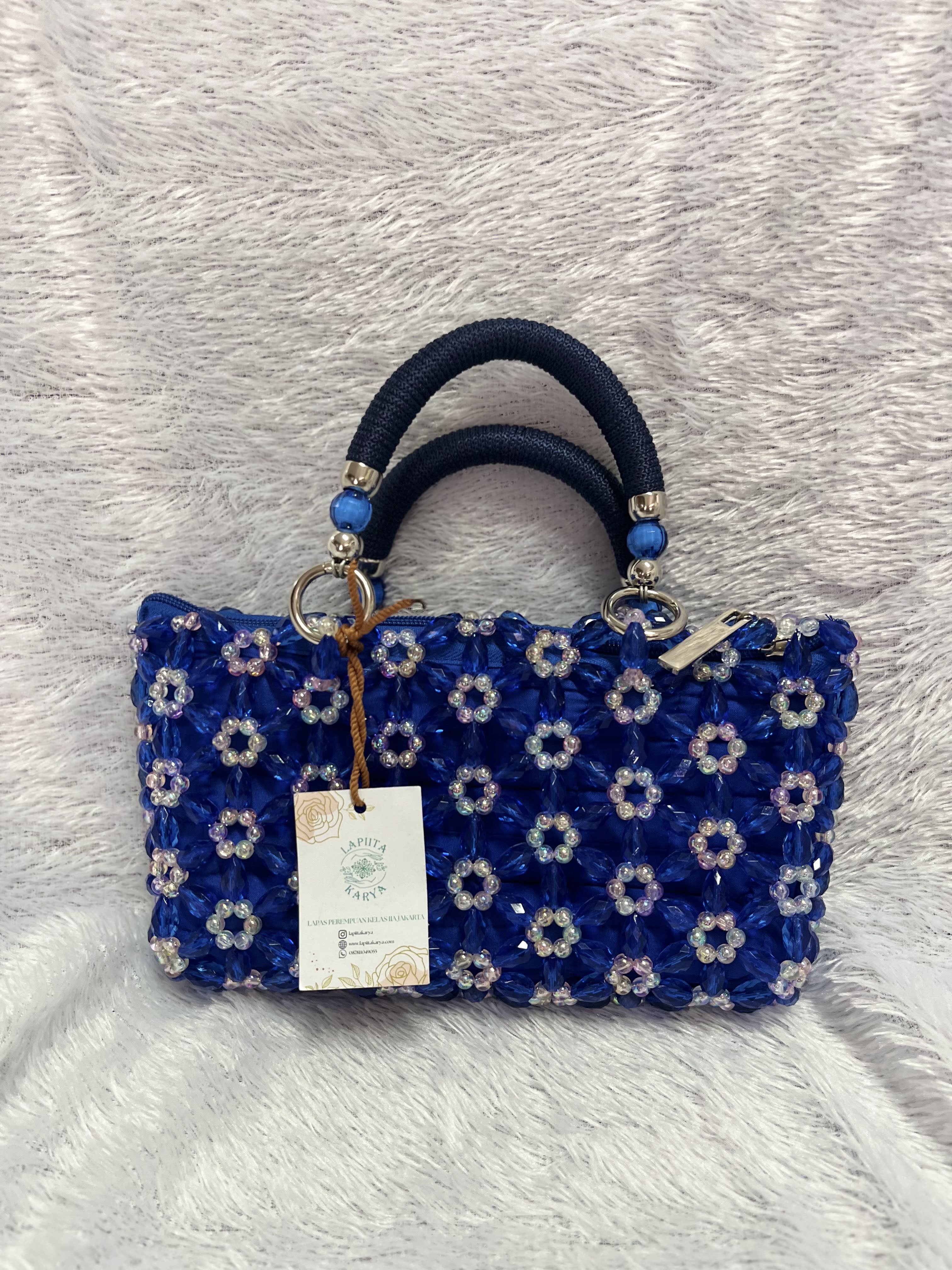 Tas Mote (Biru Bunga)