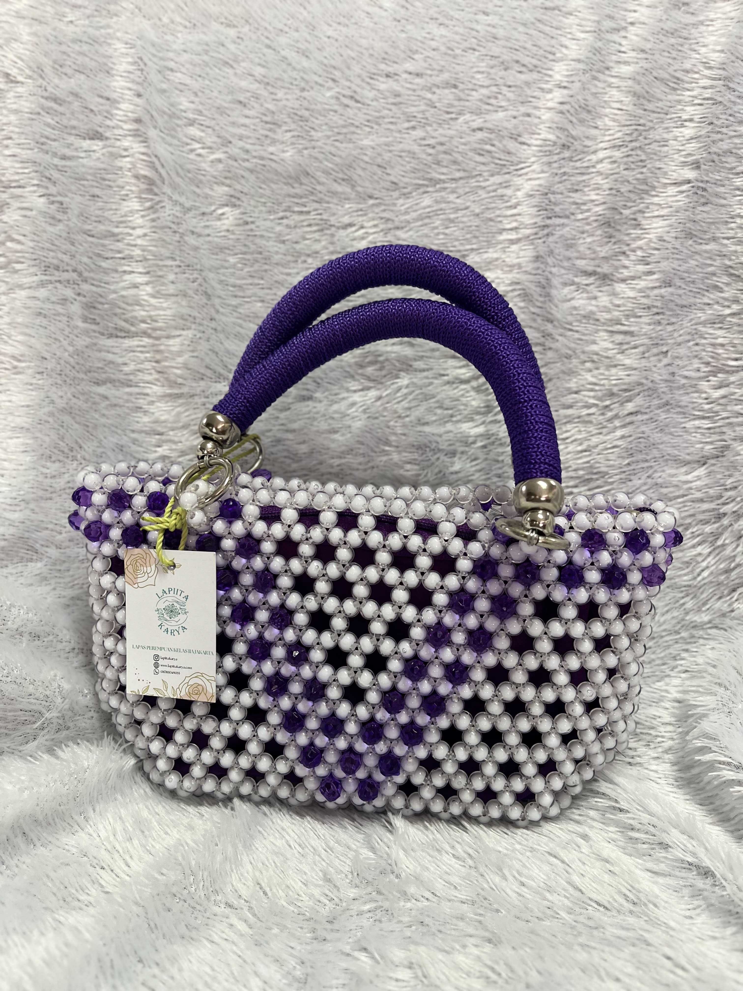 Tas Mote (Ungu Putih)