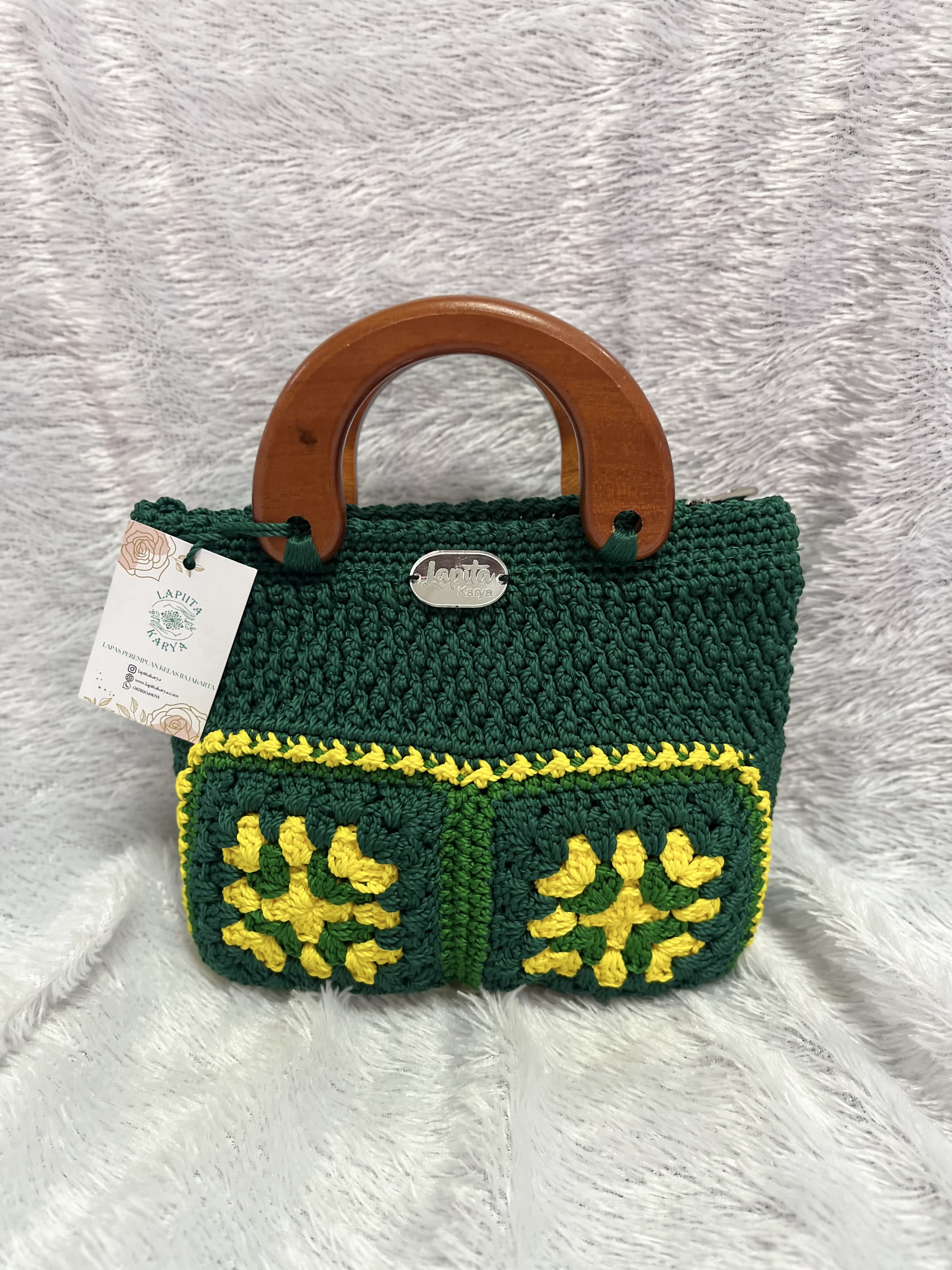 Tas Rajut (Hijau Kuning)