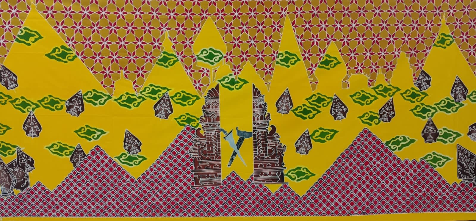 Batik Tulis (Motif Keris Kuning)