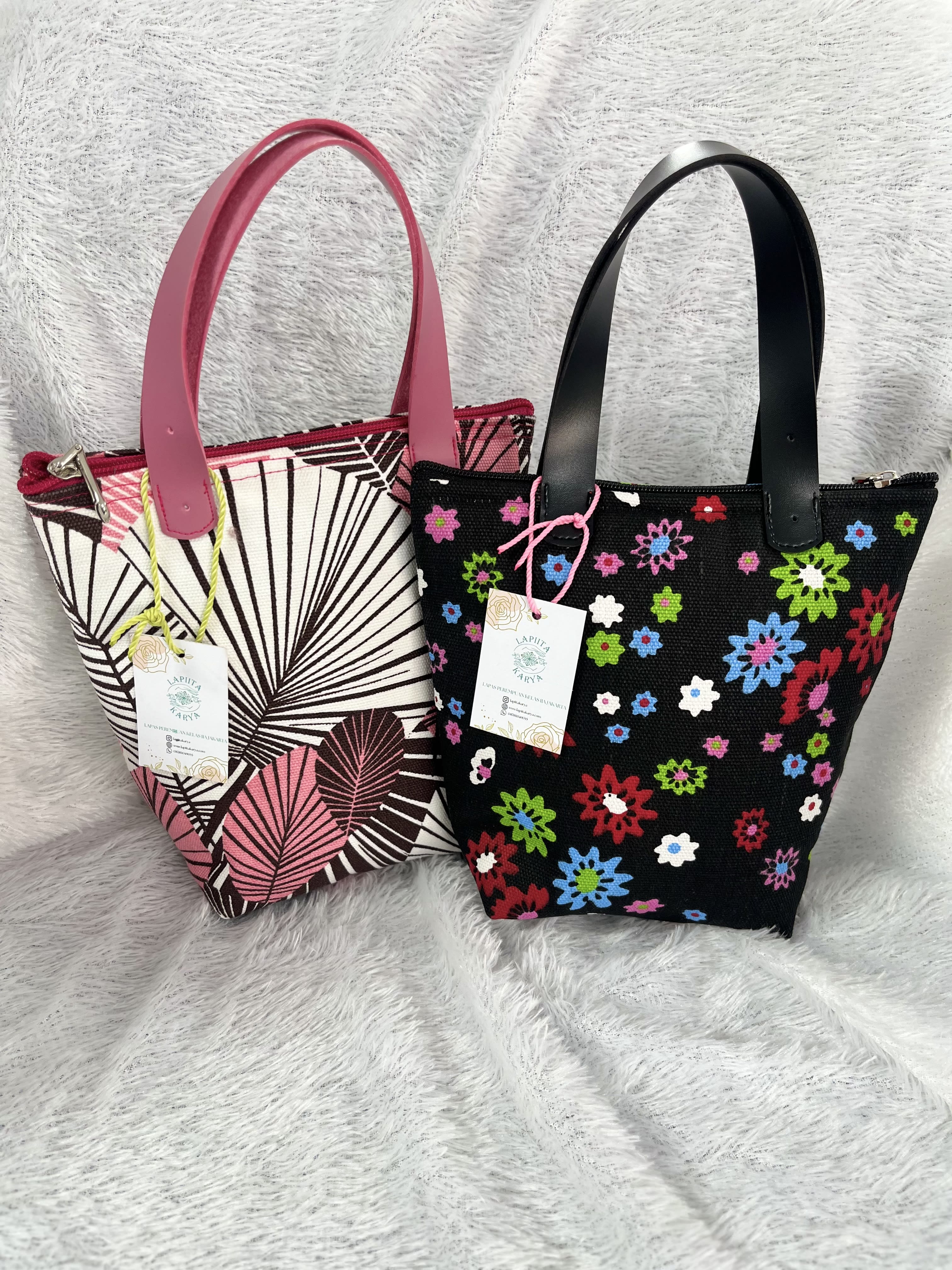 Tas Kulit Sintetis Mini (Banyak Motif)