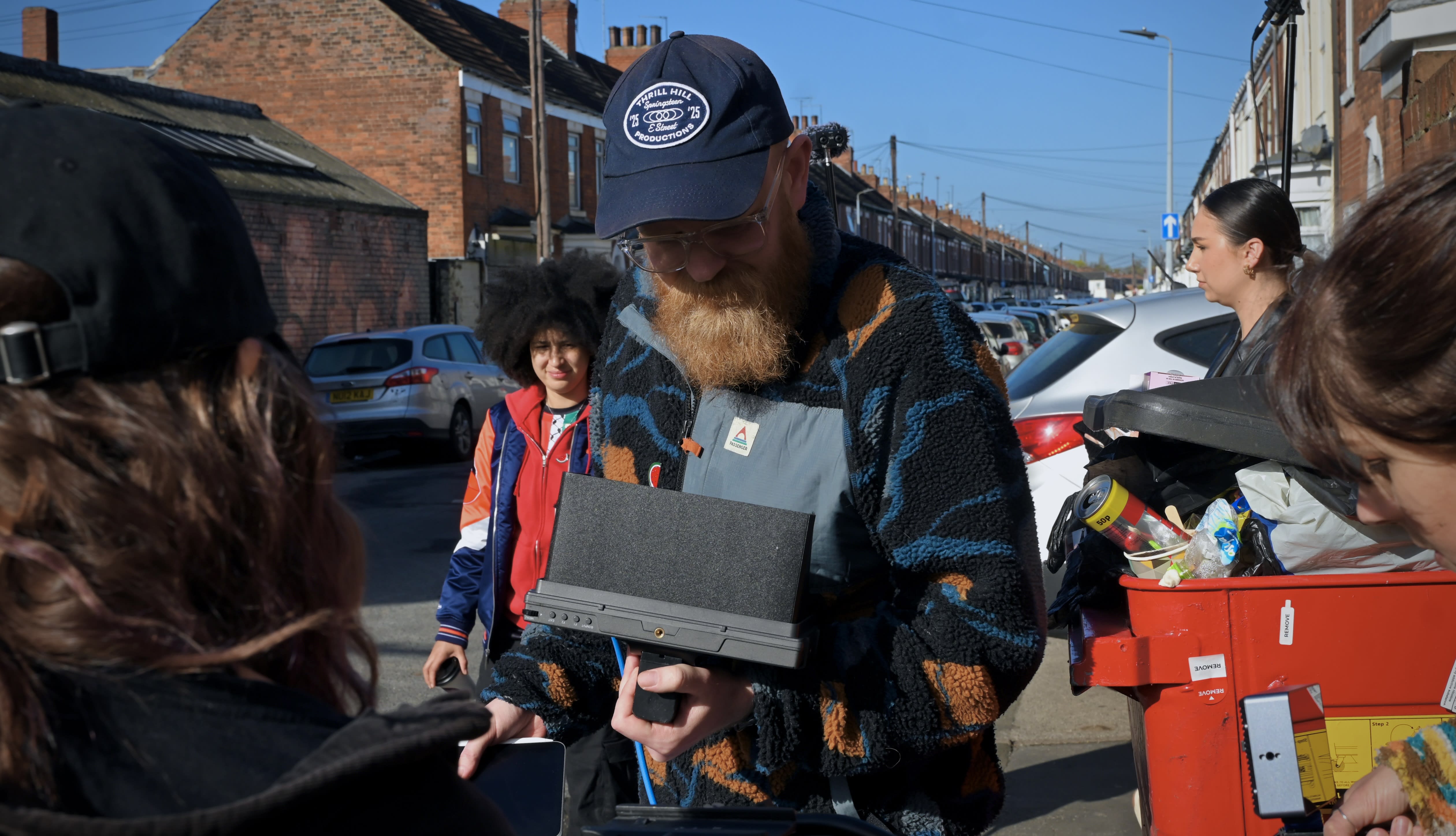 The Inheritance crew working on location in Hull