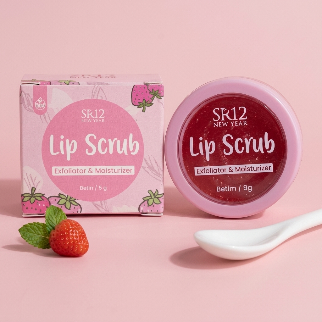 SR12 Lip Scrub Exfoliator & Moisturizer