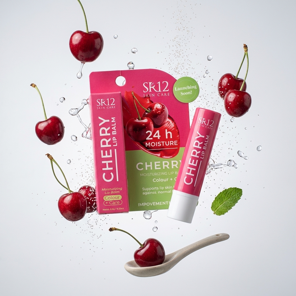 SR12 Cherry Moisturizing Lip Balm (Colour+Care)