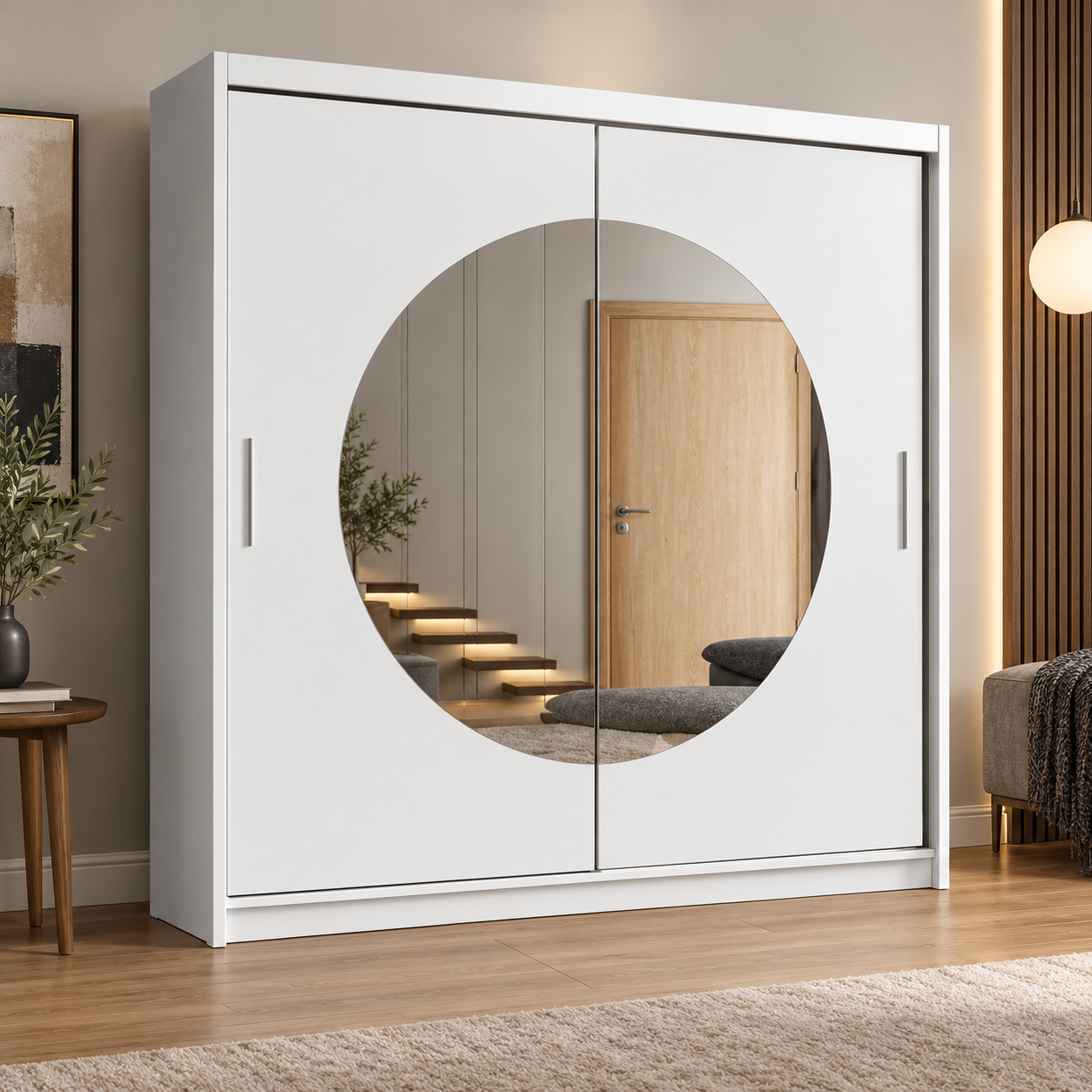 MOON Wardrobe with LED Light