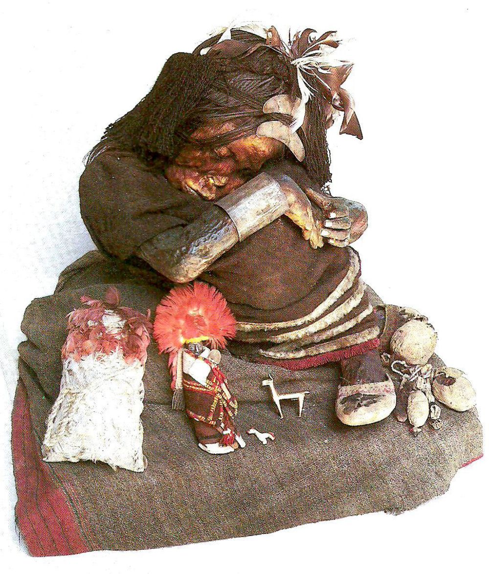 Momia del cerro El Plomo - 5.400 m. sm. - Chile