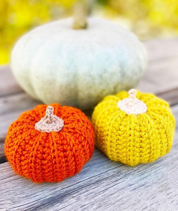 Orange Pumpkin Amigurumi