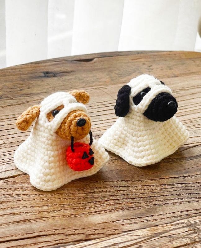 Halloween Puppy Ghost Amigurumi