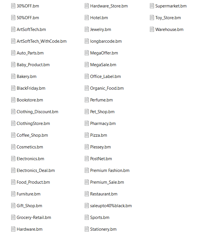 Barcode Manager - Barcode Generator Software-Source Code