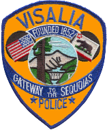 Visalia Police Department Badge