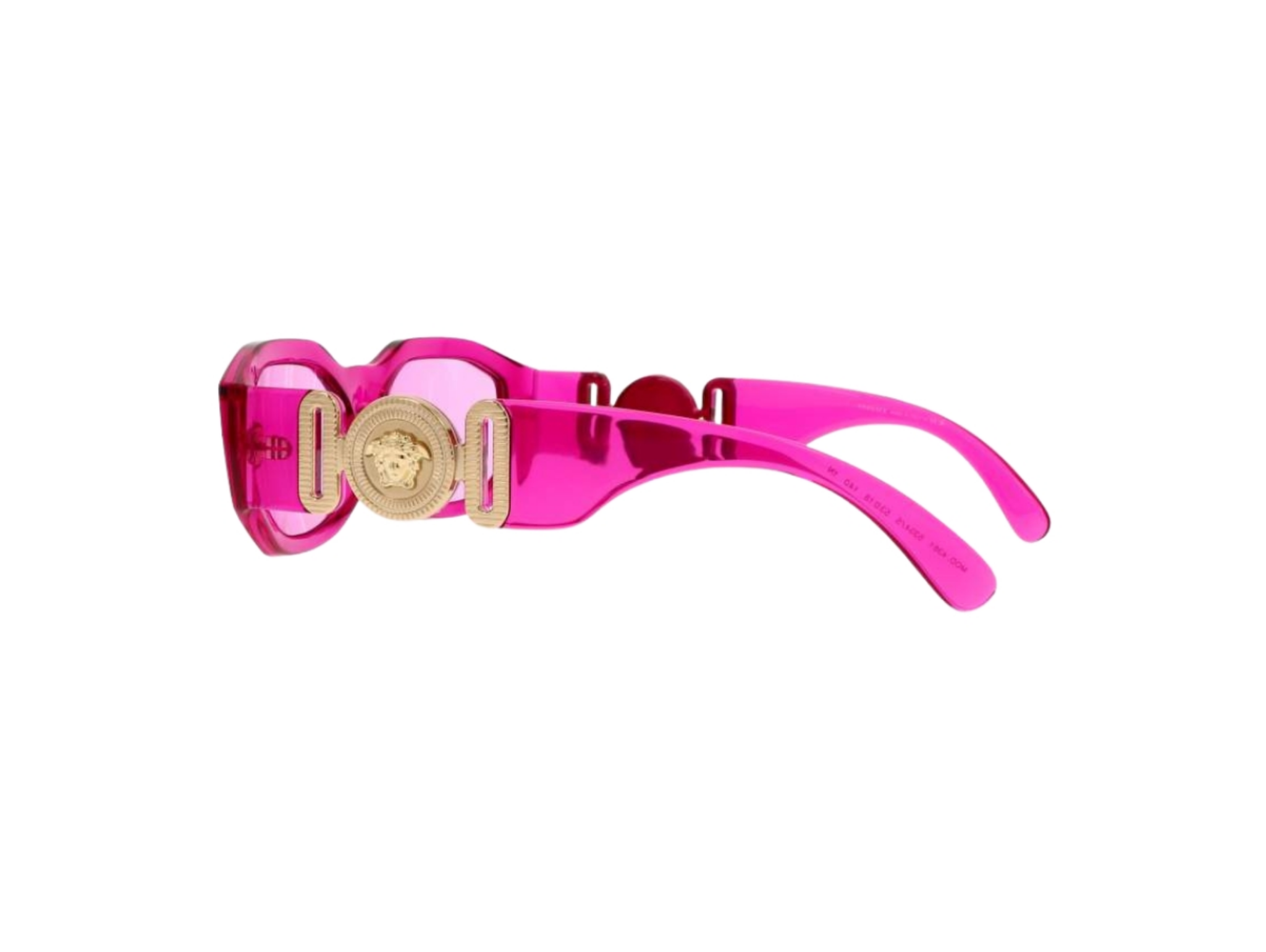 Medusa Biggie Transparent Fuchsia