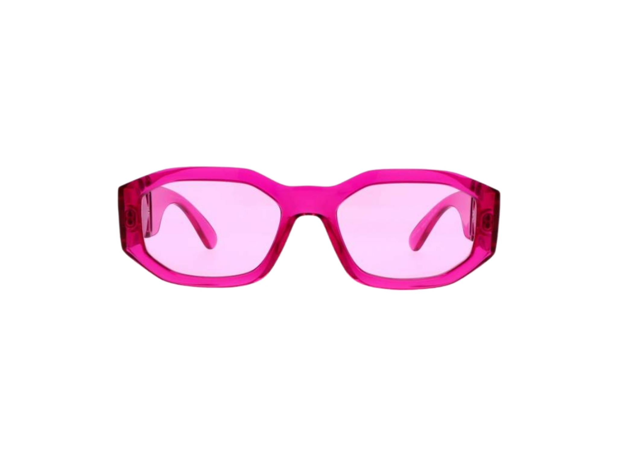 Medusa Biggie Transparent Fuchsia