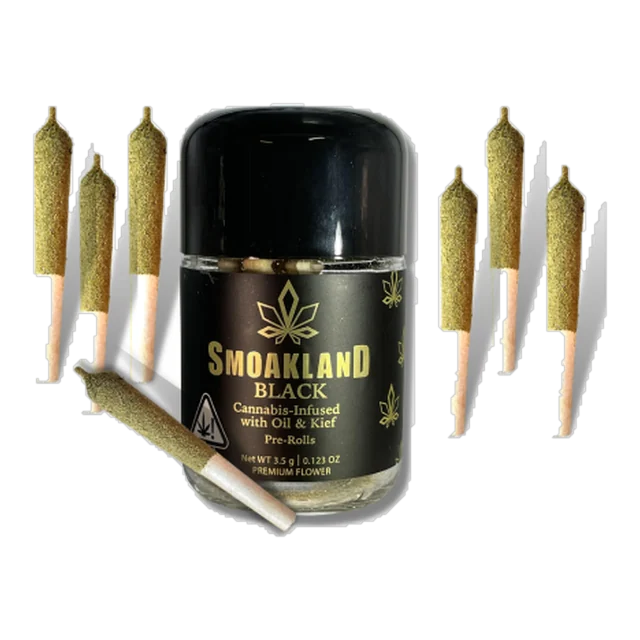 BLACK - Infused Pre Rolls - Alien Cookies H 7pk