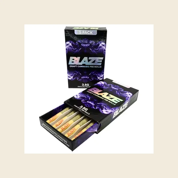 Blaze Preroll Pack Strawberry Banana 5pk