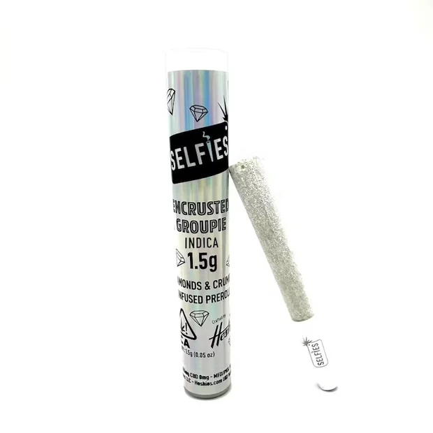 Platinum Kush Encrusted Groupie - 15g I - Selfies