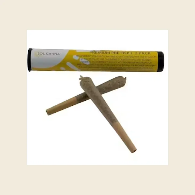 Sol Canna Preroll Pack Stinky Cheese 2pk