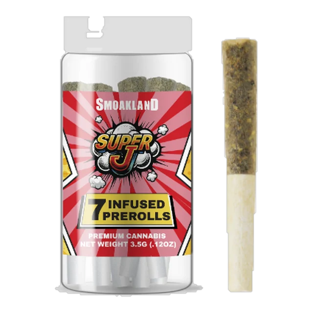 Super J 7pk - Blue Dream S Infused Pre rolls 35g