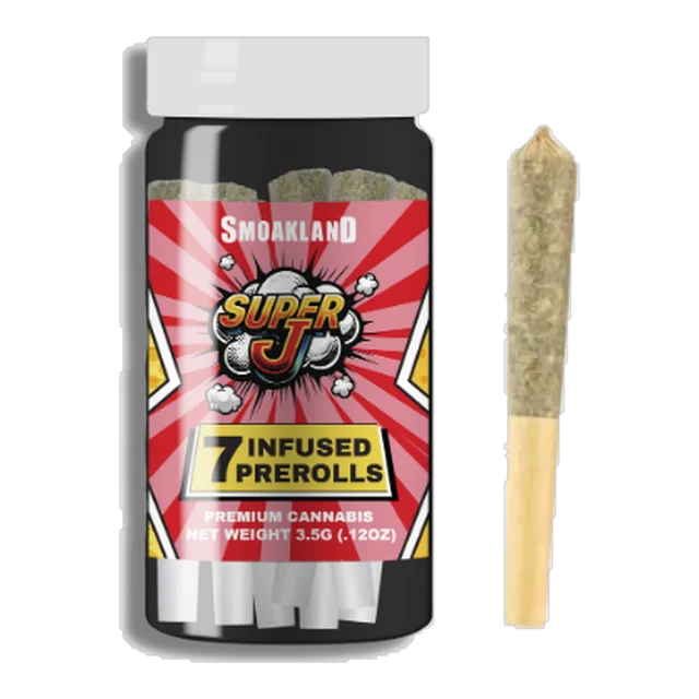 Super Jay 7pk - Blue Dream S Infused Pre rolls 35g