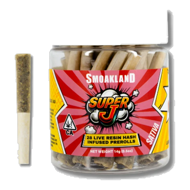 Super Jay 28pk - Blue Dream S Infused Pre rolls - 14g 5g