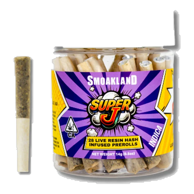 Super Jay 28pk - GDP I Infused Pre rolls - 14g 5g