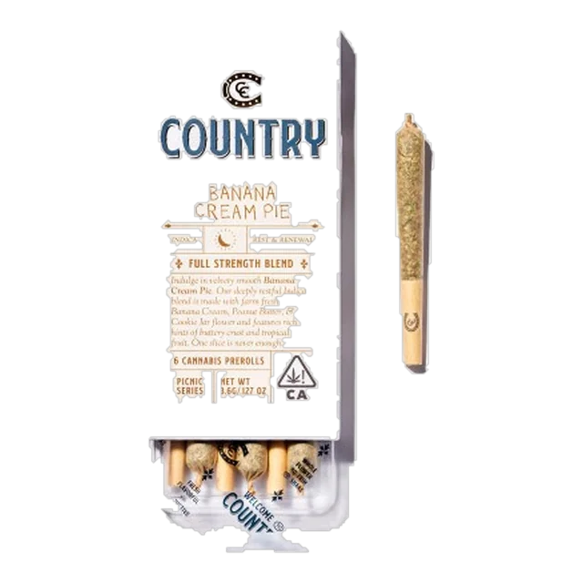 Ultra Premium Flower - Pre roll 6pk - Banana Cream Pie