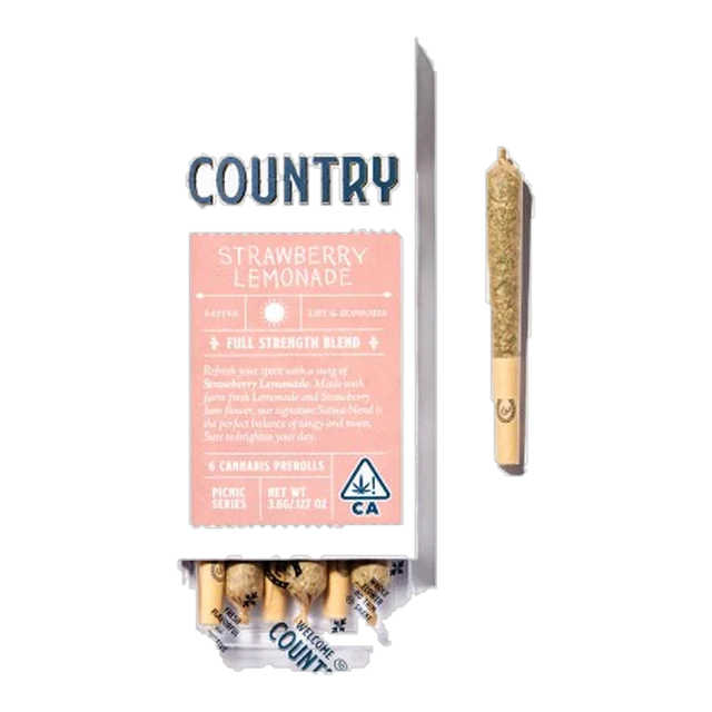 Ultra Premium Flower - Pre roll 6pk - Strawberry Lemonade 36g