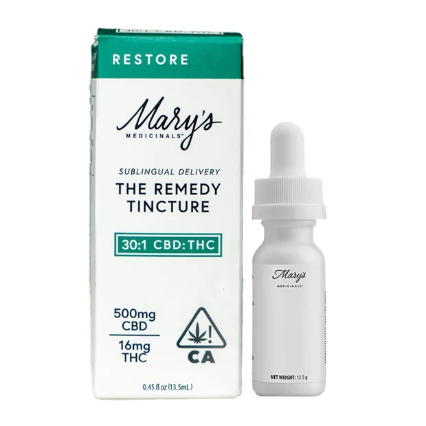 301 CBDTHC - Remedy Restore Tincture - Marys Medicinals
