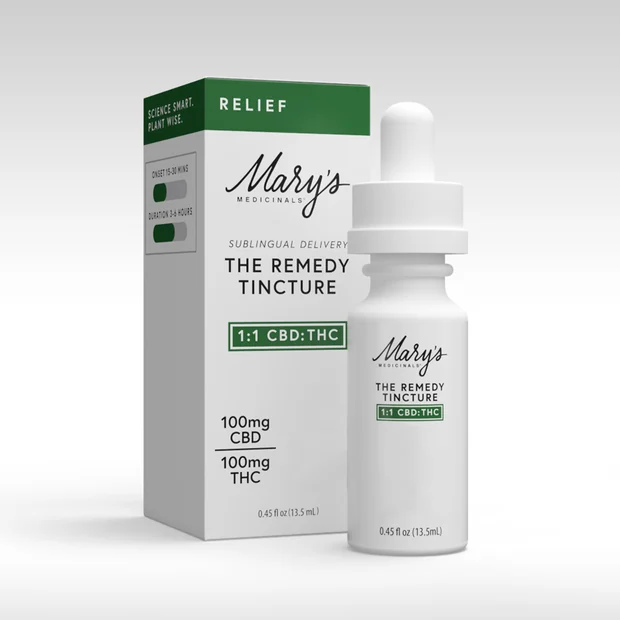CBDTHC 11 - Remedy Relief Tincture - Marys Medicinals