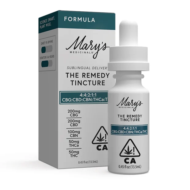 Formula Tincture - 44211CBGCBDCBNTHCaTHC - Marys Medicinals