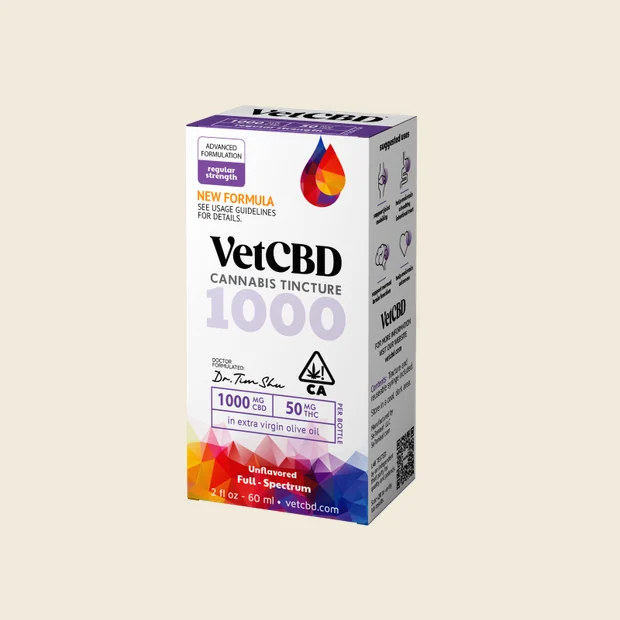 VET CBD - 201 Tincture - 2oz - 1000CBD50mg THC