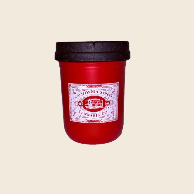 8oz - Stash Jar Red - CSCC