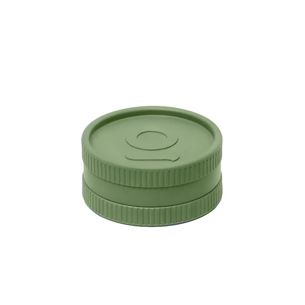 50mm 2 Piece Plant Based Hemp Grinder - Green - OnGrok