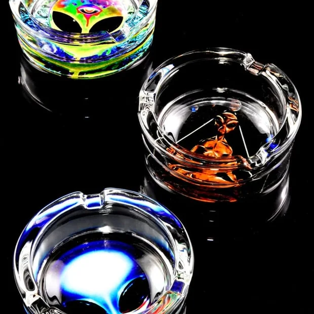 Circle Glass Ashtray